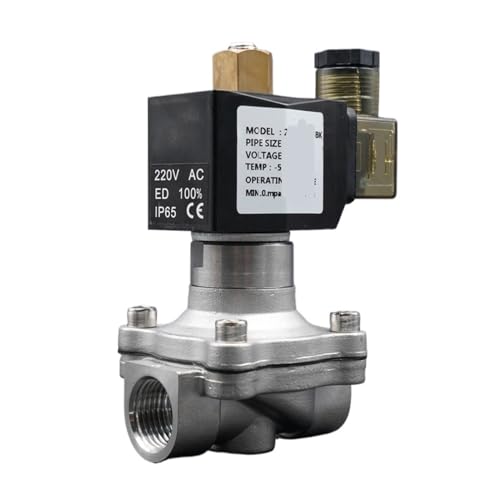 Électrovanne inox AC110V haut de gamme, une vanne robuste et résistante à la corrosion