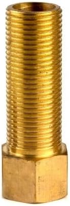 1PC Copper M/F 1/2" 3/4" BSP Male To Female Threaded 50mm 70mm 100mm Brass Coupler Adapter Brass Pipe Fitting(70mm,3/4")