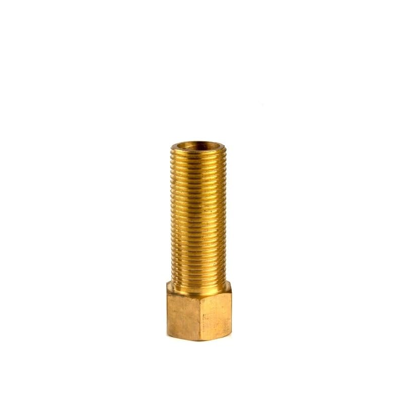1PC Copper M/F 1/2" 3/4" BSP Male to Female Threaded 50mm 70mm 100mm Brass Coupler Adapter Brass Pipe Fitting(50mm,3/4")