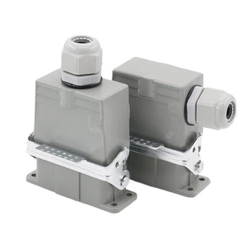1PCS 10 Core Small Heavy Duty Connector HDC-HA-010 Industrial Waterproof Socket 250V 16A(10 core top line)