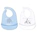 Luvable Friends Unisex Baby Silicone Bibs, Little Peanut, One Size