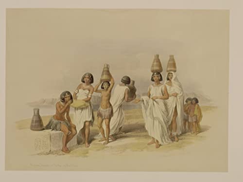 Toile Femmes nubiennes à Kortie David Roberts 60x90cm pour salon