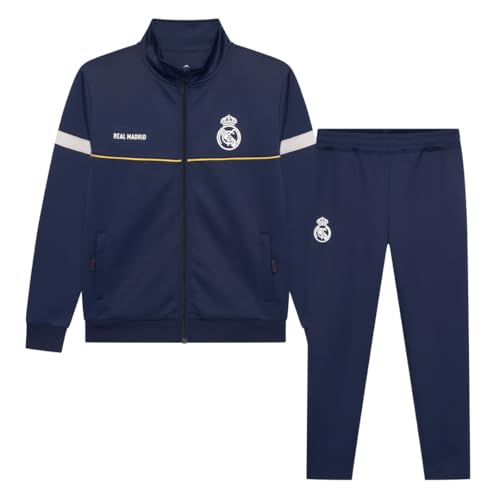 Real Madrid Chándal de Entrenamiento Hombre 25/26 - Azul - Talla Adulto - Ropa de fútbol - Producto Oficial (L)