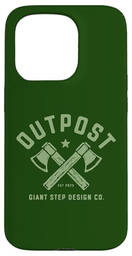 Hatchet Logo - Outpost Scouting Gear by Giant Step �X�}�z�P�[�X iPhone 15 Pro �p