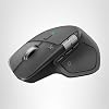 Logitech MX Master 4, ratón inalámbrico ergonómico con retroalimentación háptica de rendimiento avanzado, desplazamiento ultrarrápido, carga USB-C, Bluetooth, Windows, MacOS – Grafito
