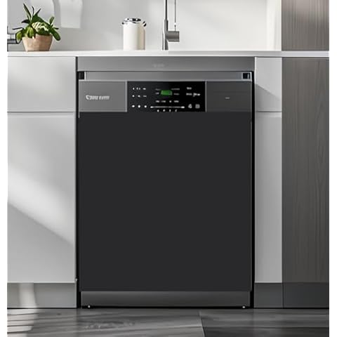Dishwasher Cover Decorative black Magnet Dishwasher Covers for The Front Dishwasher Door Magnet 23 W x 26 H inches Cover