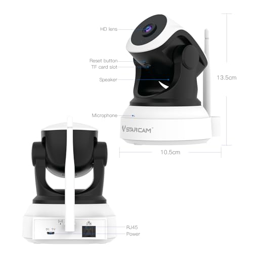 Image of VSTARCAM Indoor Security Camera, 2K with 360 Rotation, Human /Motion Detection with Auto Tracking, 2-Way Audio & DIY Voice, 2.4GHz WiFi Wireless, Cloud & SD Card Storage(up to 256GB)