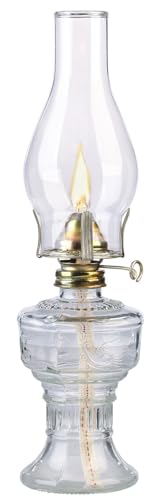 Lunartec antike Petroleumlampe: Nostalgische Petroleum-Sturmlaterne, Abnehmbarer Dochteinsteller, 32cm (Vintage-Petroleumlampen, Indoorlaternen,...