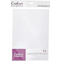 Crafter's Companion CC-ACETHR12 Acetato de Resistencia Al Calor 12 Hojas, Transparent, A4