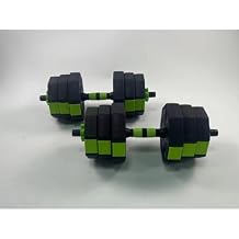 Adjustable Dumbbells Set,44lbs Free Weight Set with Connector, 4 in1 Dumbbells Set Used As Barbell, Kettlebells, Push up Stand, Fitness Exercises for Home Gym Suitable Men/Women