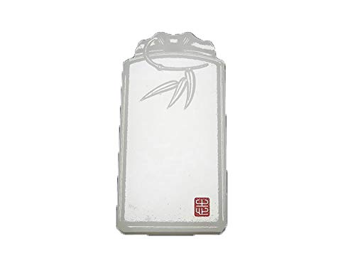 Collier de Jade Blanc Pendentif Feuille Naturelle Cadeau Idéal Mixte