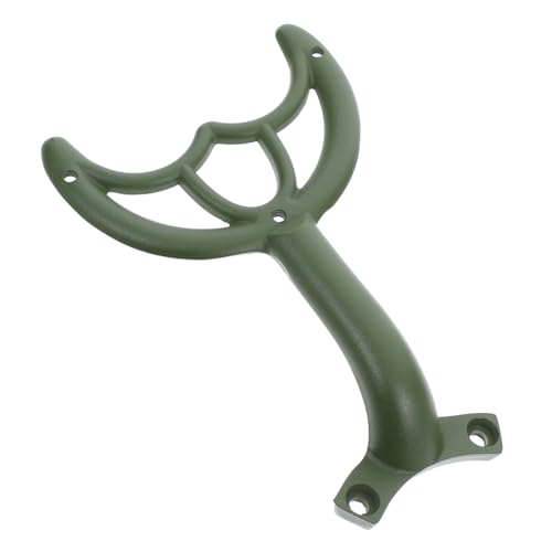 EXHUMKY Soporte de de Ventilador de Techo Metálico Accesorio Resistente para Montaje de de Ventilador Parte de para Ventiladores de Techo Compatible con Diversos Color Verde Oliva