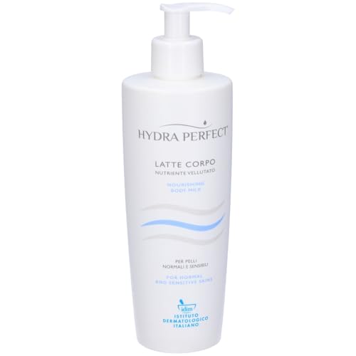 Lait corps Hydra Perfect 400 ml - Institut dermatologique italien - hydratation intensive pour peaux normales et sensibles avec extrait de passiflore, vitamine E, huile d'amande