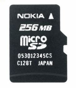 Nokia 256 MB microSD Card MU-27 - Tarjeta de Memoria (0.25 GB, Micro Secure Digital (MicroSD), Negro)