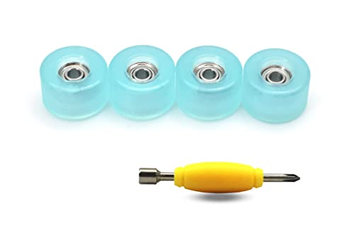 Roues de touche Apex 68D bleues en acier chromé haute précision
