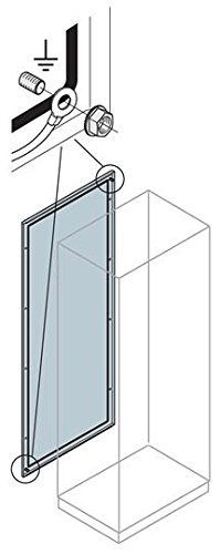 Panneau arrière pour armoire IS2 2200 x 600 mm RAL7035 abb-entrelec tôlé
