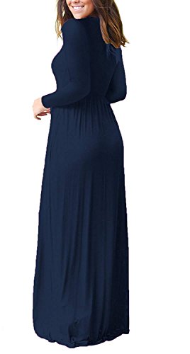 PCEAIIH Vestito Donna Maxi Abito Lungo Casual