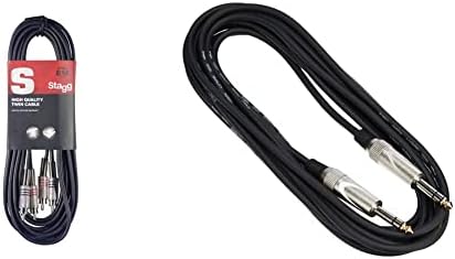 Stagg 25018317 3 m S Series Twin RCA Male to Twin XLR Female Cable