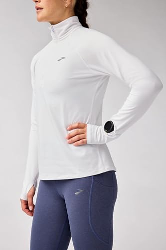 Brooks Women’s Dash 1/2 Zip 3.0, Lightweight Long Sleeve Running Top with UPF 50+ Sun Protection, Soft Sweat-Wicking Fabric & Watch Window3