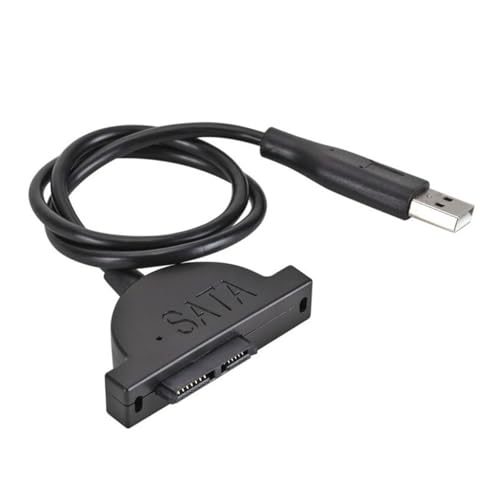 Cable adaptador USB 2.0 a M1ni Sata 15 cm negro miniatura 4