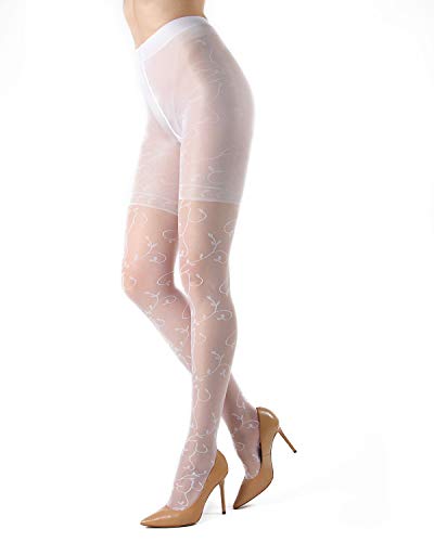 Image of Levante Women's Divine 20 Denier Sheer Vine Control Top Pantyhose