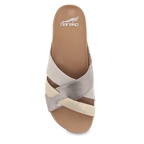 Image of Dansko Joanna Slip-On Sandal for Women - Leather Linings and Uppers for All-Day Comfort - Dual Density EVA Footbed and Lightweight Rubber Outsole for Long-Lasting Wear
