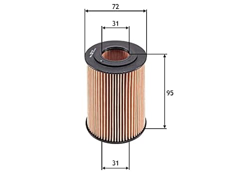Filtre à Huile Valeo 586548 - Haute Filtration - Compatible Jeep, Mercedes, Chrysler - 95x72mm