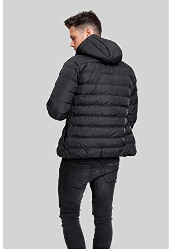 Urban Classics Herren Basic Bubble Jacket, Giacca Uomo, Nero (Black/Black/Black), M - 10