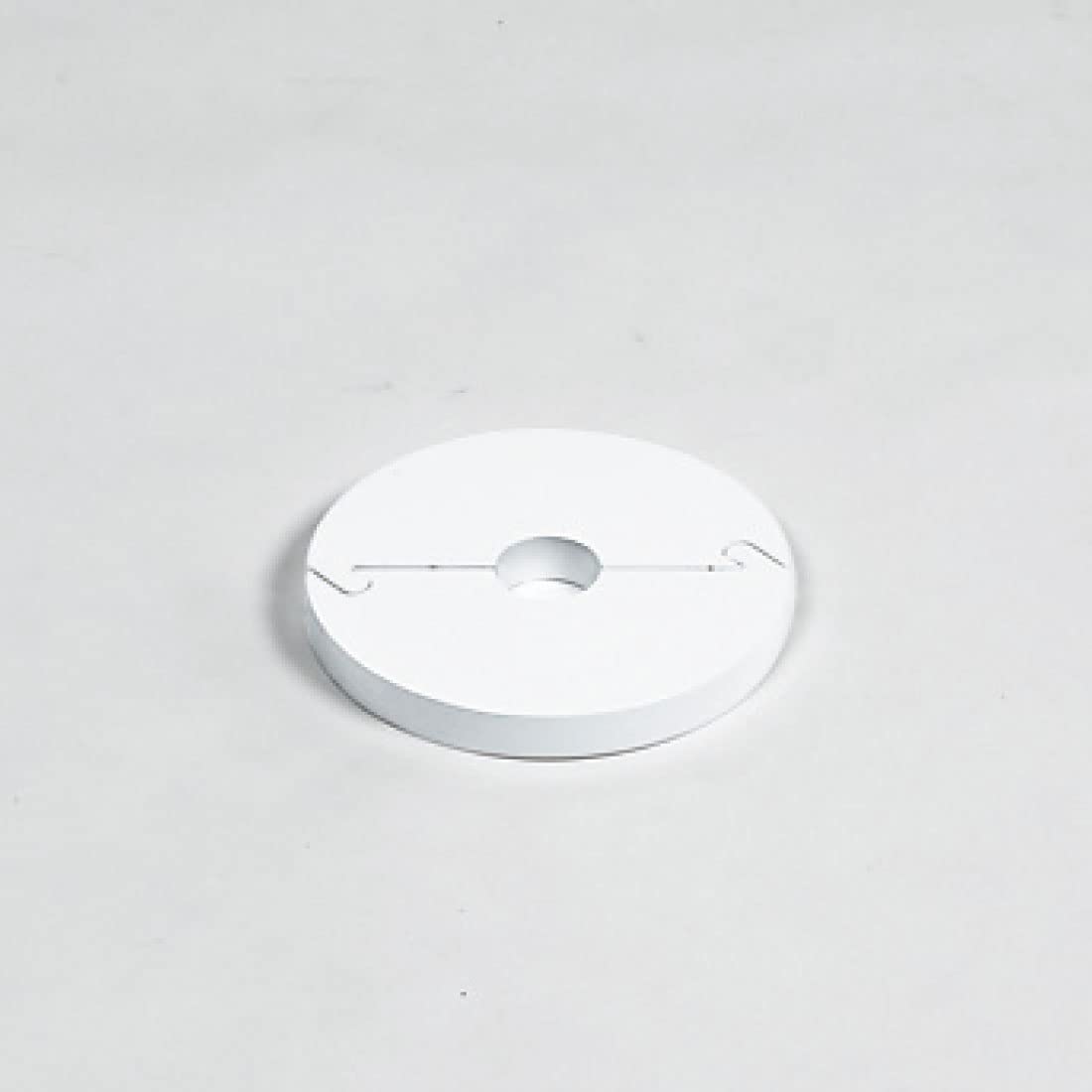 Amazon | 丸ウエイト1ポール ホワイト 1.8kg 直径140×16mm 直径30mm