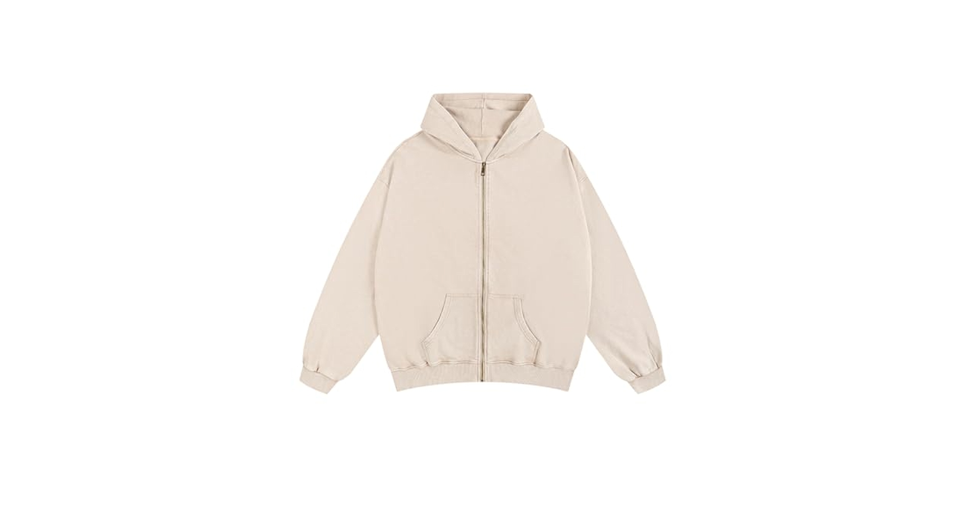 ジャケット・アウター OVERSIZEZIPUP VINTAGE SWEAT HOODIE IVORY OVERSIZEZIPUP VINTAGE SWEAT HOODIE IVORY