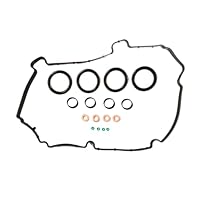 Riloer Injektor-Dichtungssatz, Kraftstoffeinspritzdüsen-Dichtungssatz, Dichtungsscheibe für Benzineinspritzdüsen, kompatibel mit Ford Fiesta MK5 1.4 TDCi, 1348623 1148106