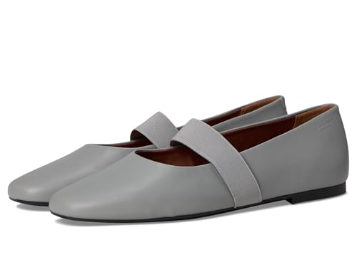 Vagabond Shoemakers Womens Jolin Leather Ballet Flat Steel Blue EU 38 (US Women's 8) M