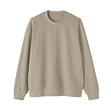 無印良品 紳士 二重編みクルーネックプルオーバー メンズ AB1Q5A6S カーキ S