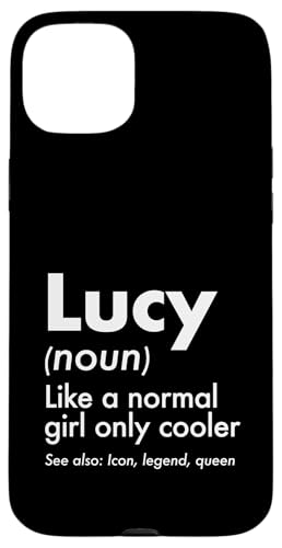 Lucy Like A Normal Girl Only Cooler Queen ���O �X�}�z�P�[�X iPhone 15 Plus �p