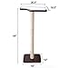 PetFusion Ultimate Cat Window Climbing Perch 45” Tall (Tree Sisal Scratching Posts, Modern Design Simply Suctions to Window. (EASY TO ASSEMBLE)