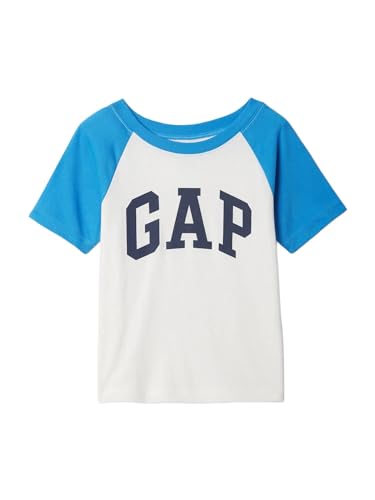 GAP Baby Boys Logo Raglan Tee Breezy Blue 504 4YRS