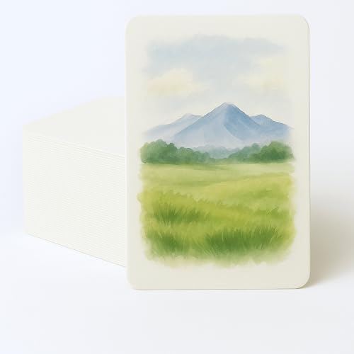 Tarjetas de papel de acuarela prensa en frío postales de 100 hojas 4x6