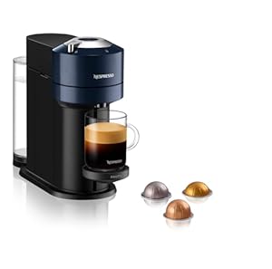 Nespresso Machine à Café Krups Vertuo Next Bleu Cafetière Espresso YY4974FD