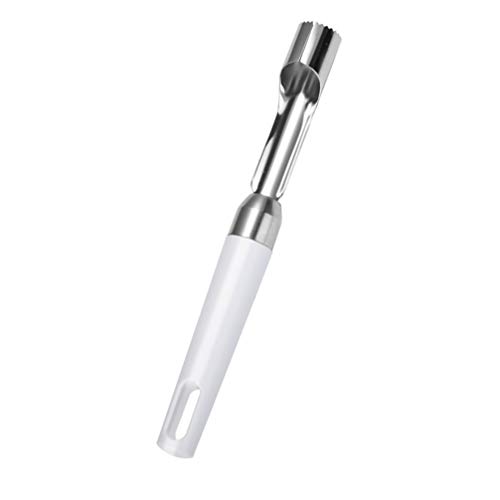 Escorredor de frutas em aço inoxidável UPKOCH Apple Corer de abacaxi para cantos de frutas e vegetai