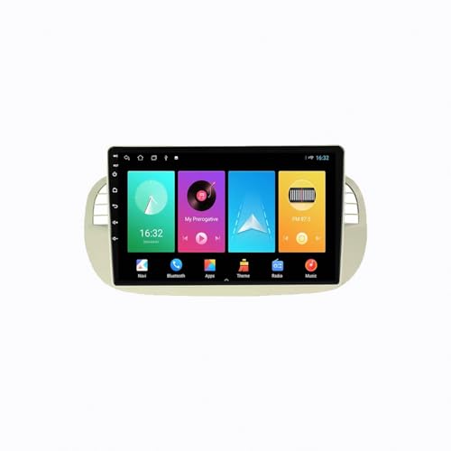 Pantalla táctil de coche para FIAT 500, la solución con Carplay a radios viejas