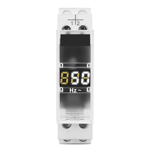 Compteur de fréquence monophasé pour stabiliser réseau 230V indicateur LED jauge Rail Din