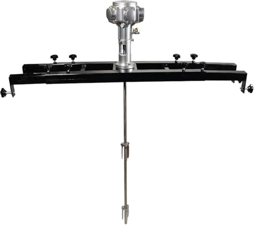 Power Mixer Pneumatic Agitator Clamp-On Drum Agitator Industrial-Grade Pneumatic Shaker Paint Stirring Tool，Pneumatic Paint Mixer Air Agitator, 3/4HP 0–180RPM, Telescopic Bracket, 1000L Ink