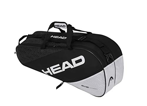 HEAD Elite 6R Combi Tennis Racquet Bag - 6 Racket Tennis Equipment Duffle