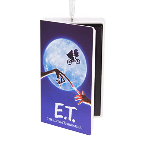 Hallmark E.T. The Extra-Terrestrial Movie Retro Video Cassette Case Christmas Ornament