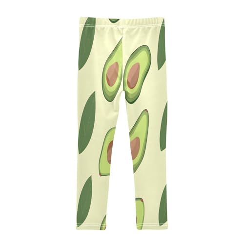 Bolaz Toddler Girls Leggings Printed Yoga Pants Leggings Avocado for Kids2