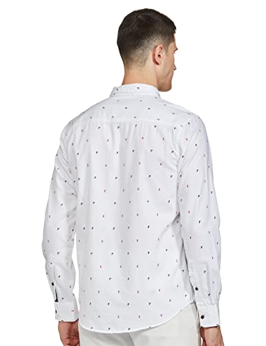 Image of Pepe Jeans Men's Storm Printed Cavalry Twill Regular Fit Shirt
