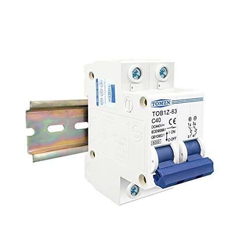 Mini disyuntor 2P DC MCB 6KA 440V de 40A para carril DIN 3