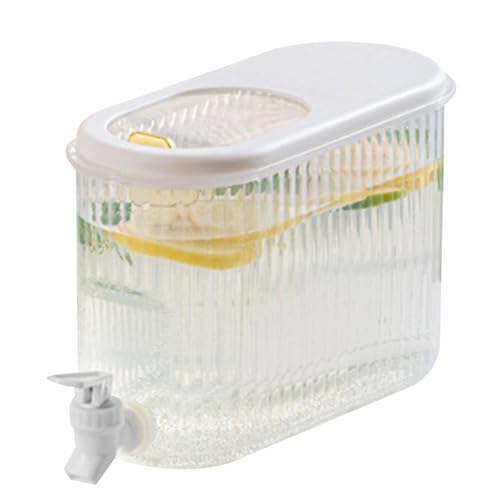 Dispensador de para - Hervidor de agua fría sellado de gran capacidad de 4L con grifo | Jarra dispensadora de bebidas de de bebida fría para bebida de fiesta, té helado, limonada, cerveza