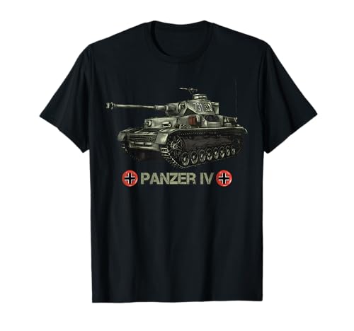 Image of Vintage World War 2 German Tank Panzer IV gift T-Shirt