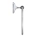MODONA Circle Towel Ring - White Porcelain & Chrome - Arora Series - 5 Year Warrantee